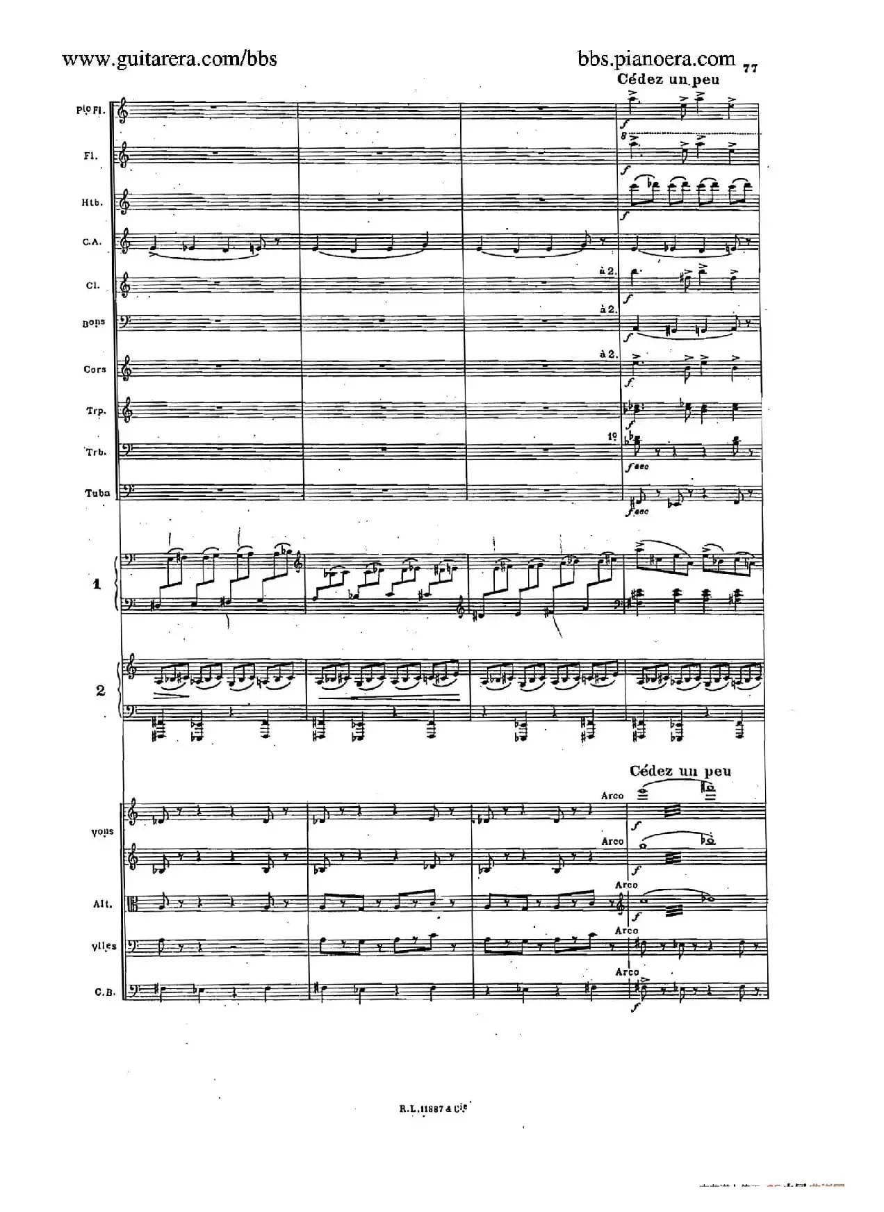 Concerto for 2 Pianos in d Minor（d小调双钢琴协奏曲·总谱）