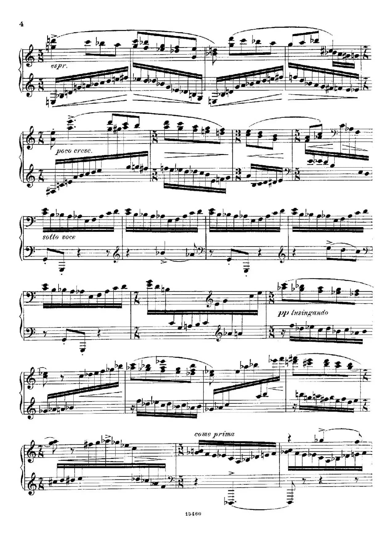 4 Sketches Op.35（4首素描·3）