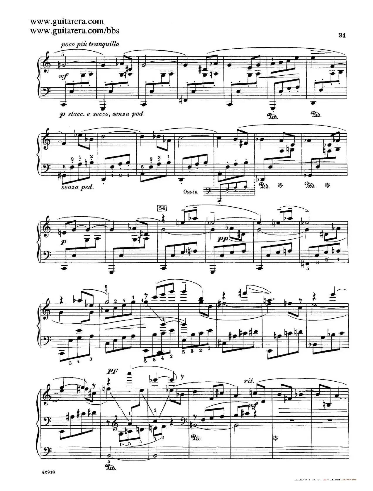 Souvenirs Op.28（纪念曲6. 加洛普舞曲）