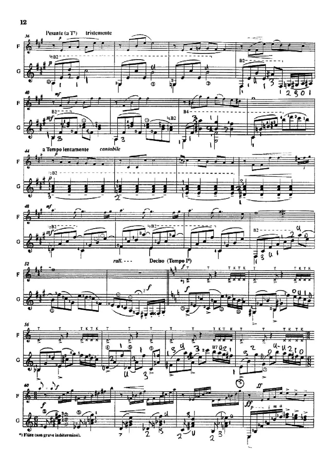 Histoire du Tango：3、Nightclub 1960（长笛+吉他）