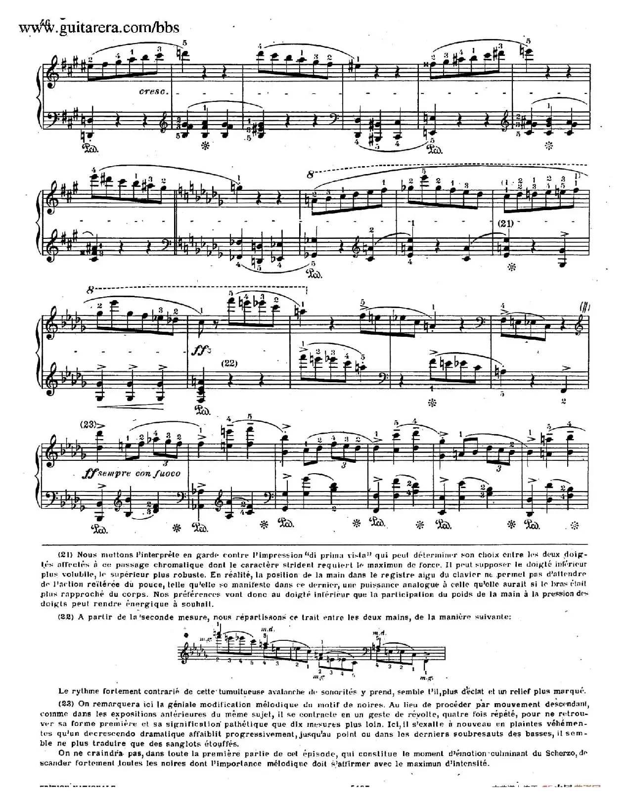 Scherzo no.2 in b-flat Minor Op.31 (降b小调第二谐谑曲)