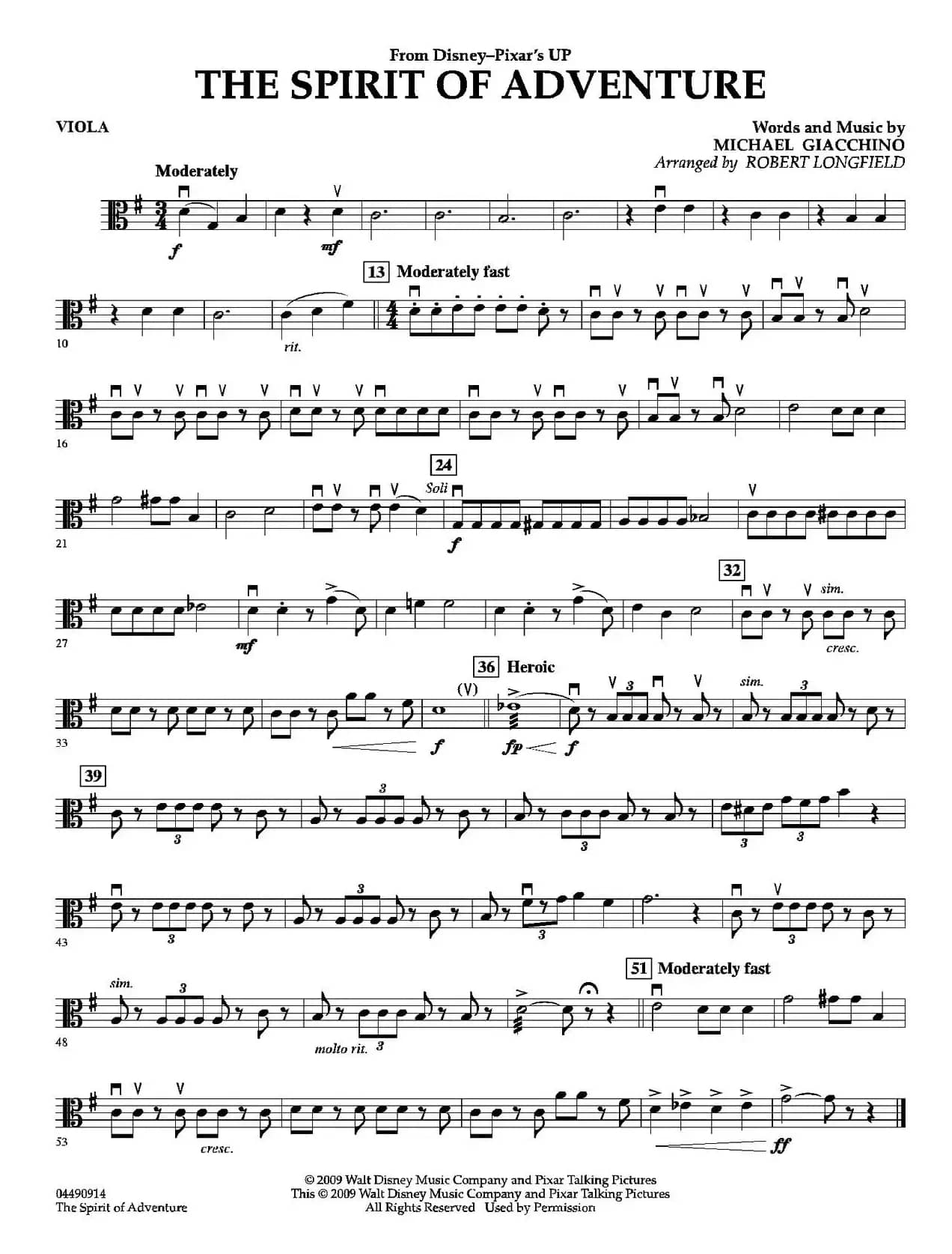 The Spirit of Adventure（交响弦乐团分谱）