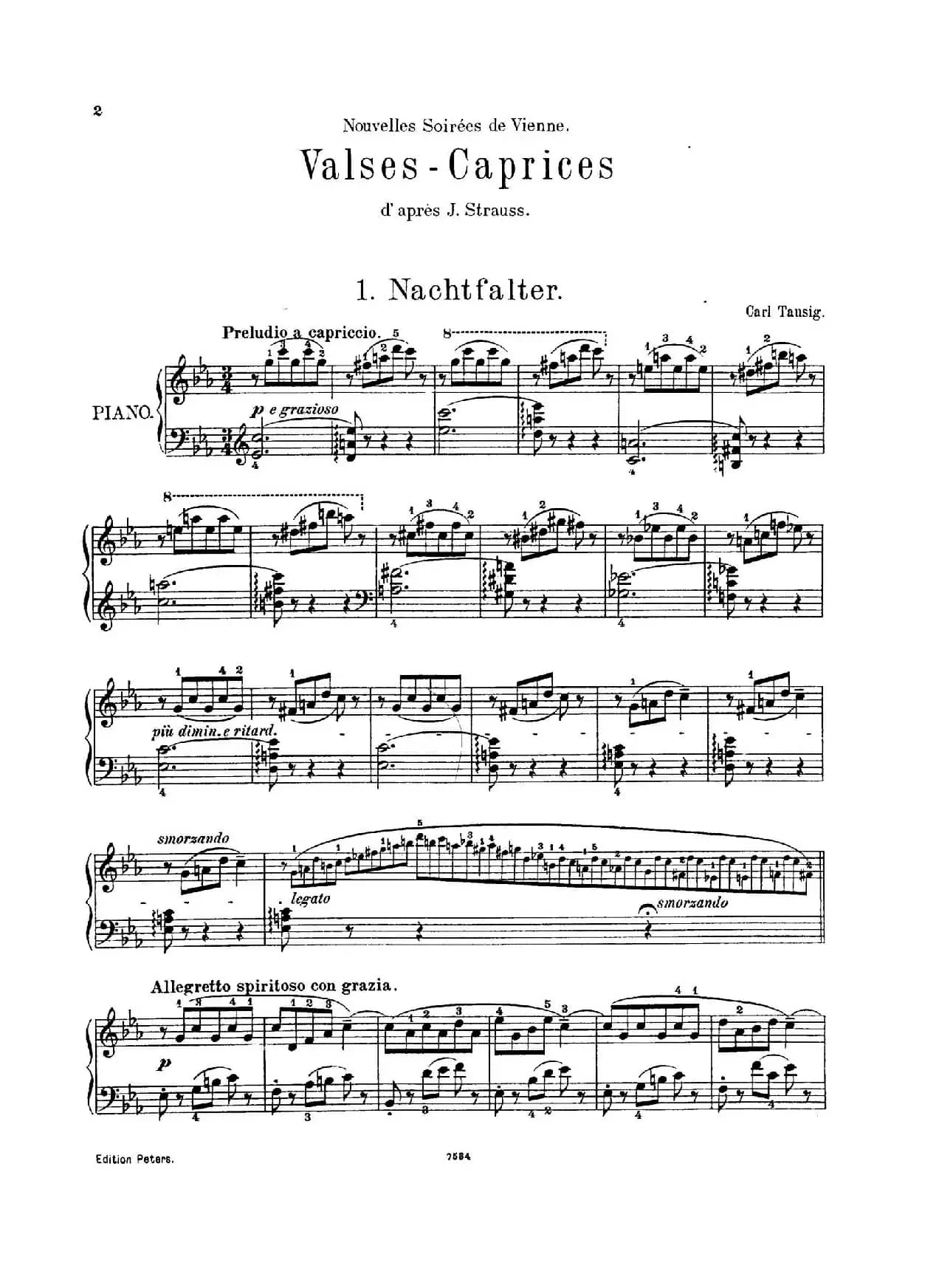 5 Valses Caprices（5首随想圆舞曲·第1集）