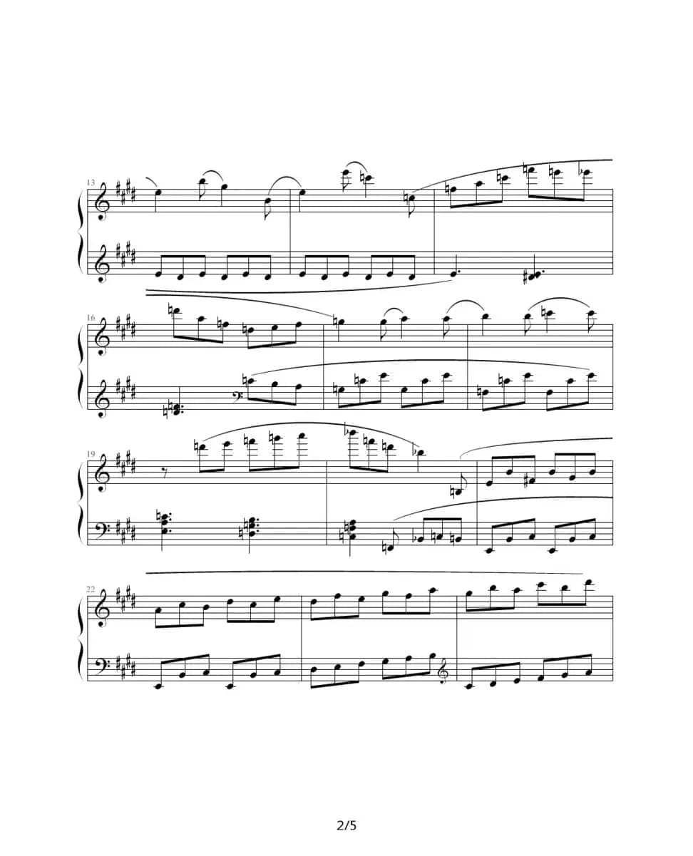 肖斯塔科维奇—前奏曲（9）：E大调