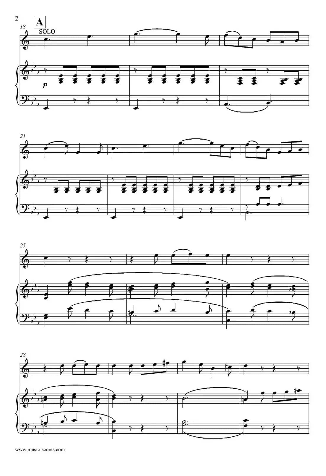 Mozart：Concerto KV495 No.4-3st Rondo 回旋曲（上低音萨克斯+钢琴伴奏）