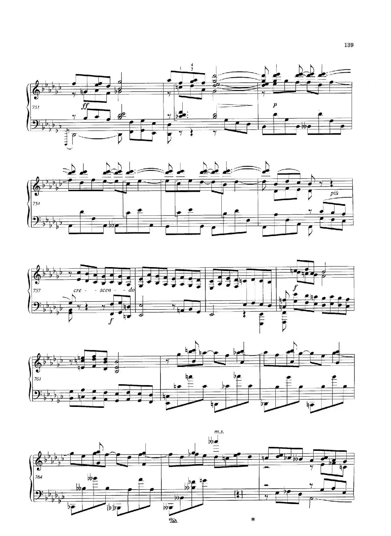 Variations and Fuge in e-flat Minor Op.23（降e小调主题变奏与赋格）