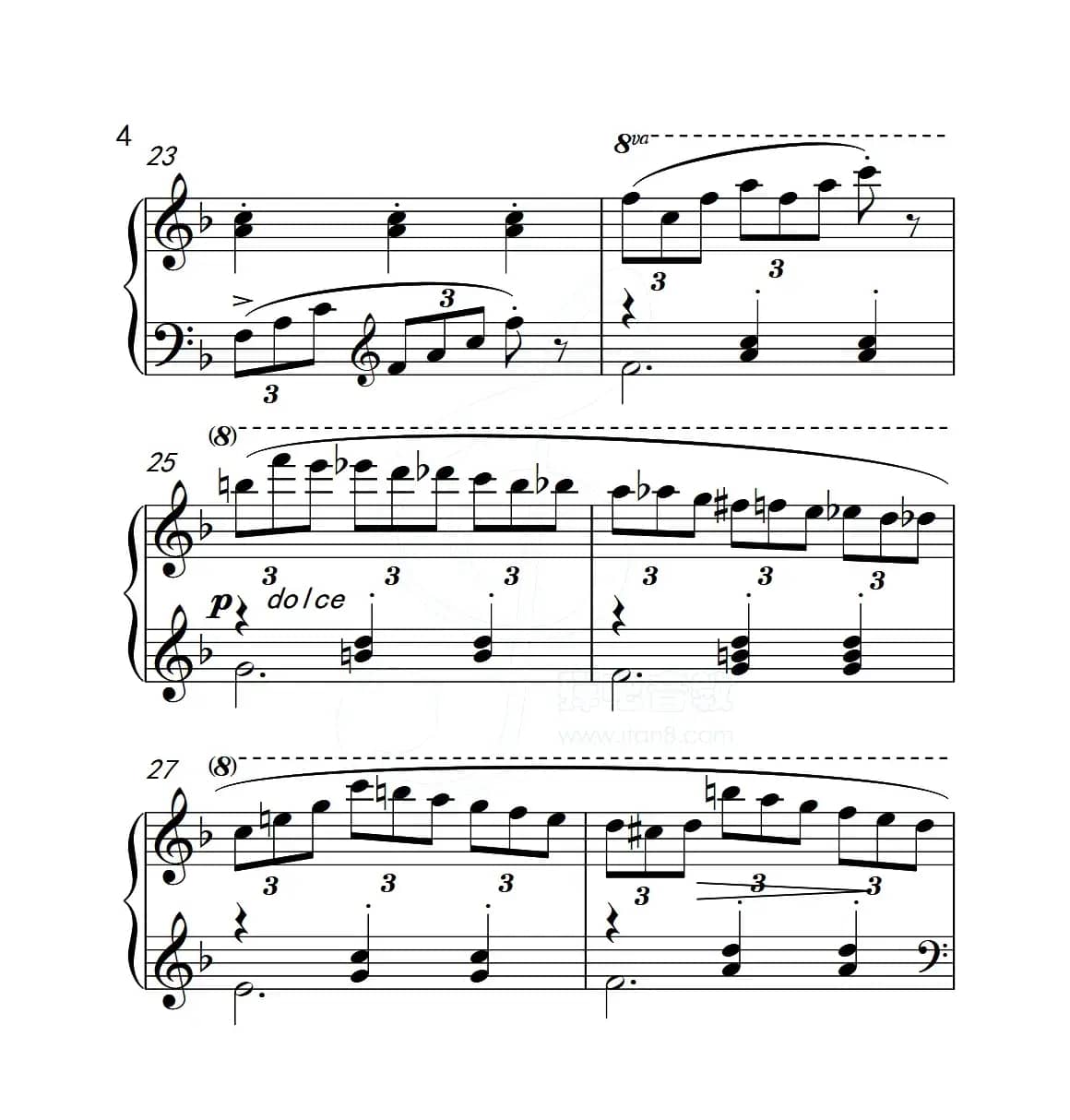 第五级B组 练习曲（中国音乐学院钢琴考级作品1~6级）