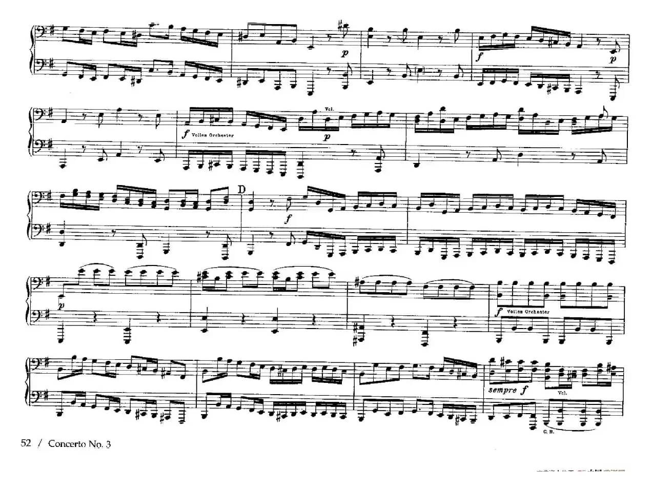 Brandenburg Concerto No.3 in G Major BWV.1048（G大调第三勃兰登堡协奏曲·四手联弹版）