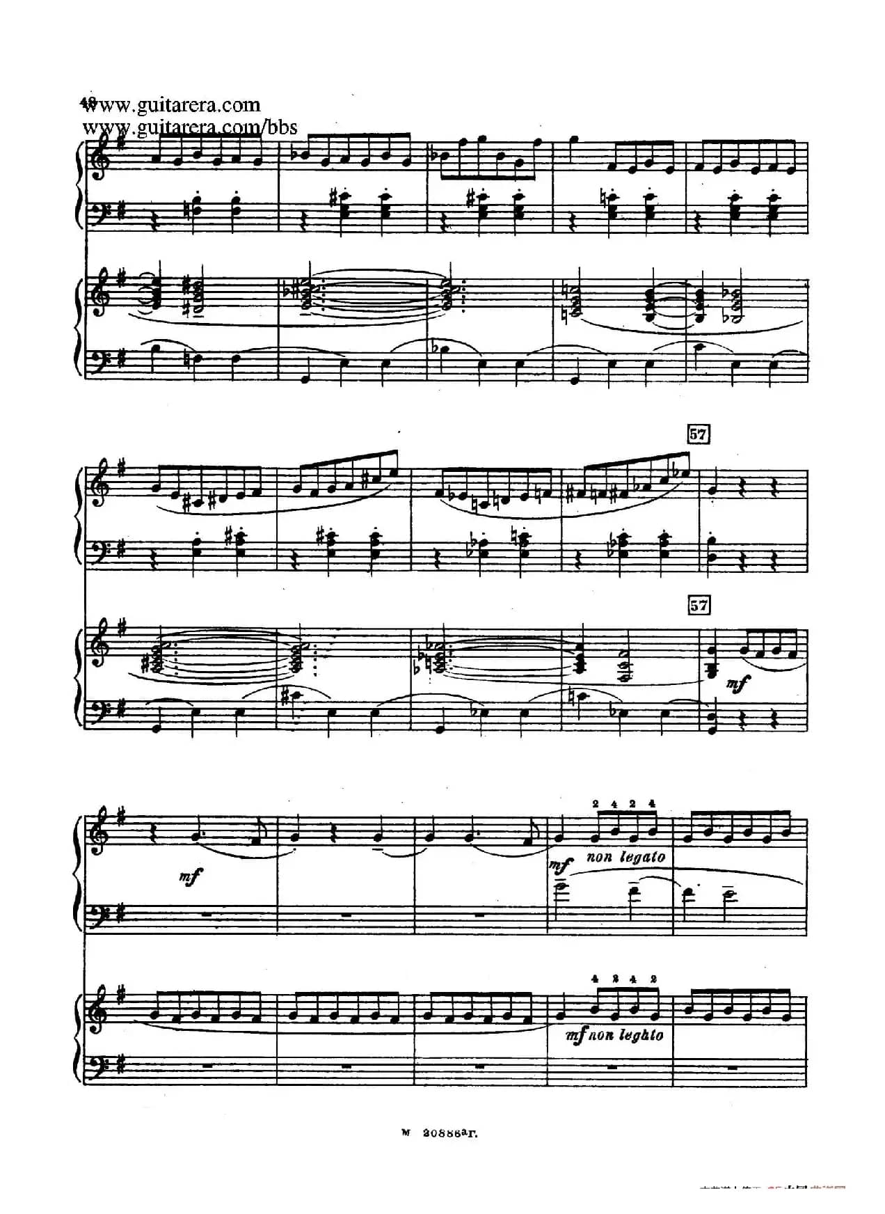 第二双钢琴组曲 Suite for Two Pianos No.2 Op.17（2. 圆舞曲 Valse）