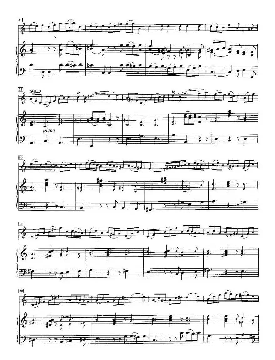 巴赫a小调小提琴协奏曲