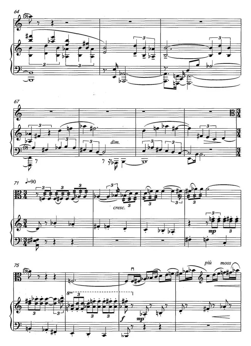 幻想曲（中提琴与钢琴、罗毅作曲版）