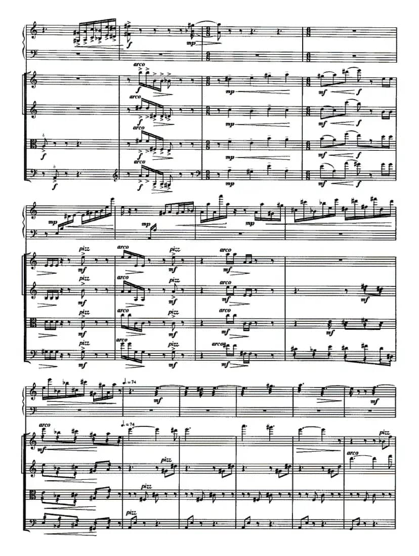 灵动（扬琴与弦乐四重奏）