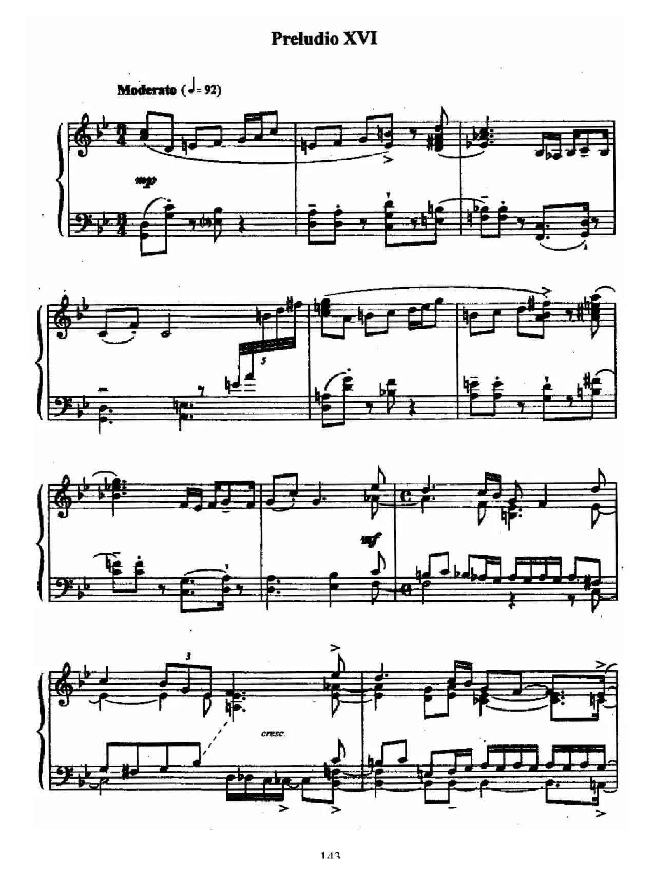 24 Preludes and Fugues Op.82（24首前奏曲与赋格·16）