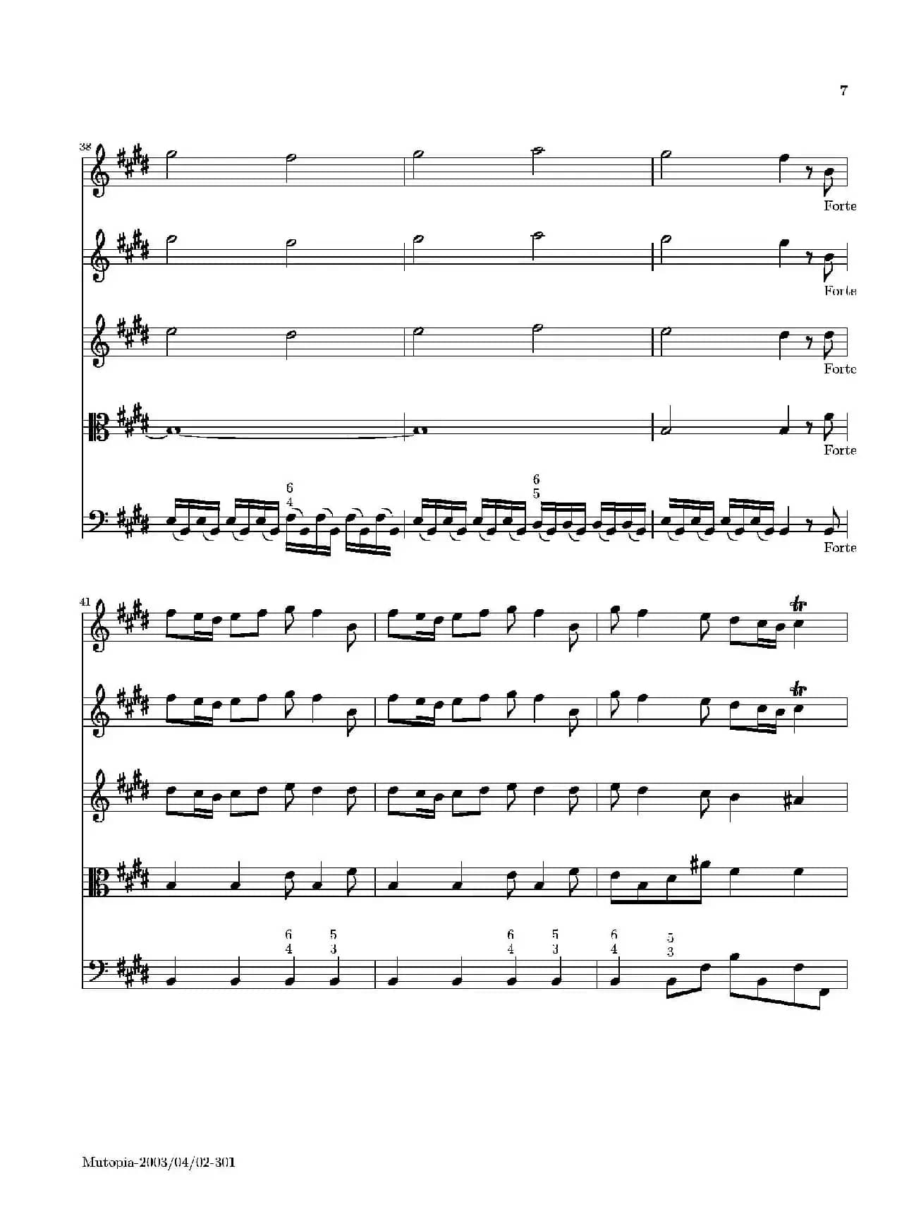 La Primavera·Spring（四季·春）（弦乐协奏曲总谱）