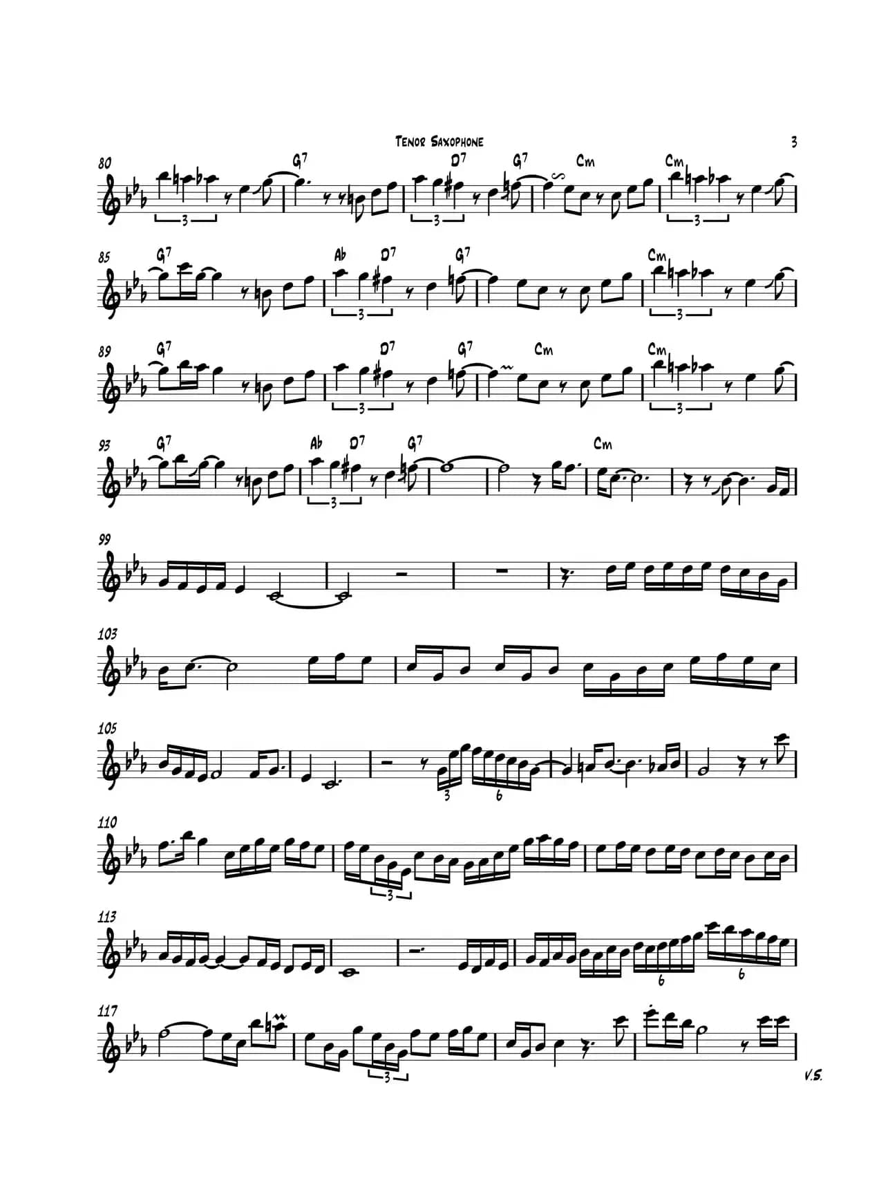 Tango（次中音萨克斯）