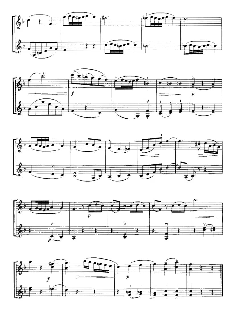 霍曼《小提琴基础教程》选曲：悲怆的故事（二重奏）