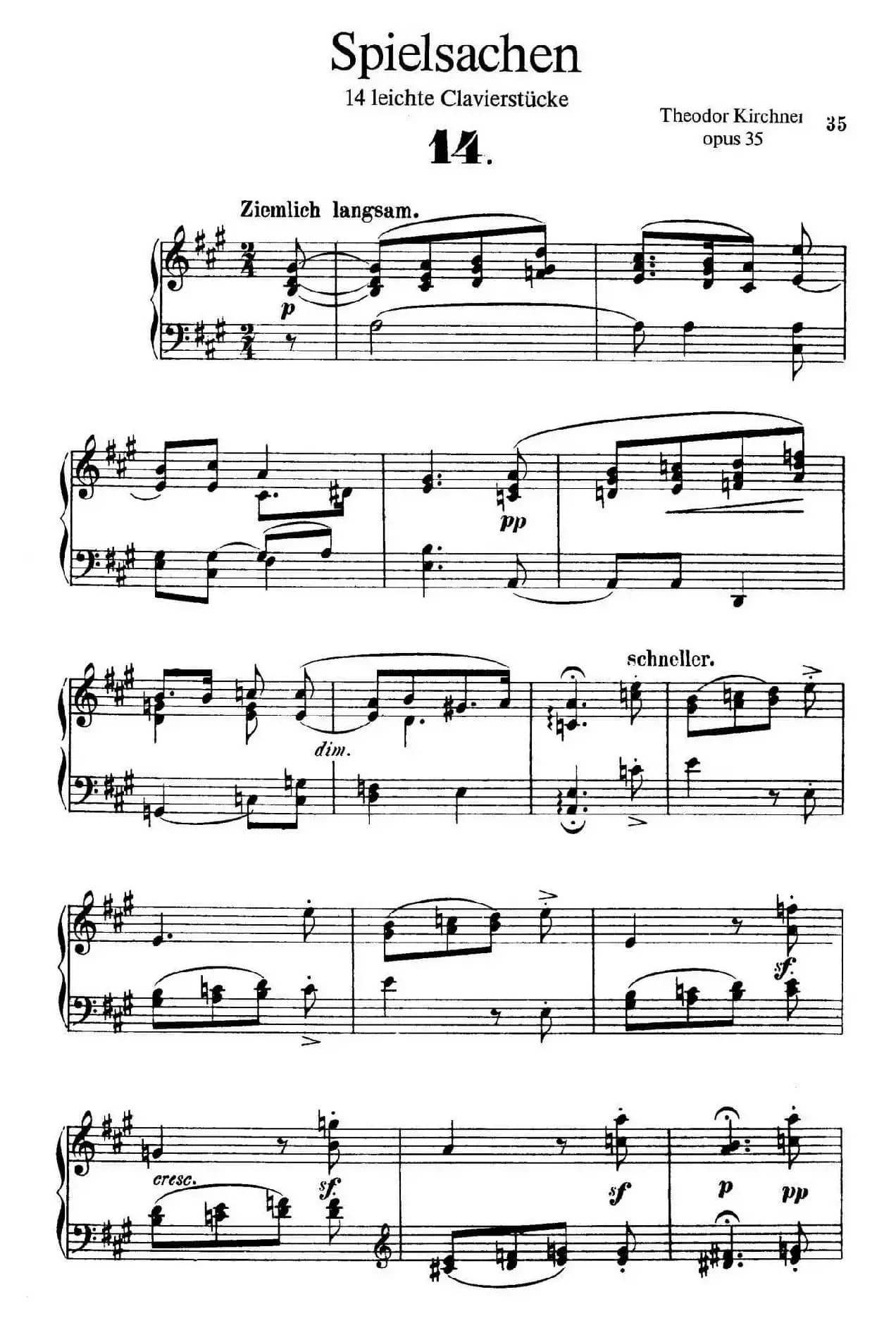 Spielsachen Op.35（玩具·14）