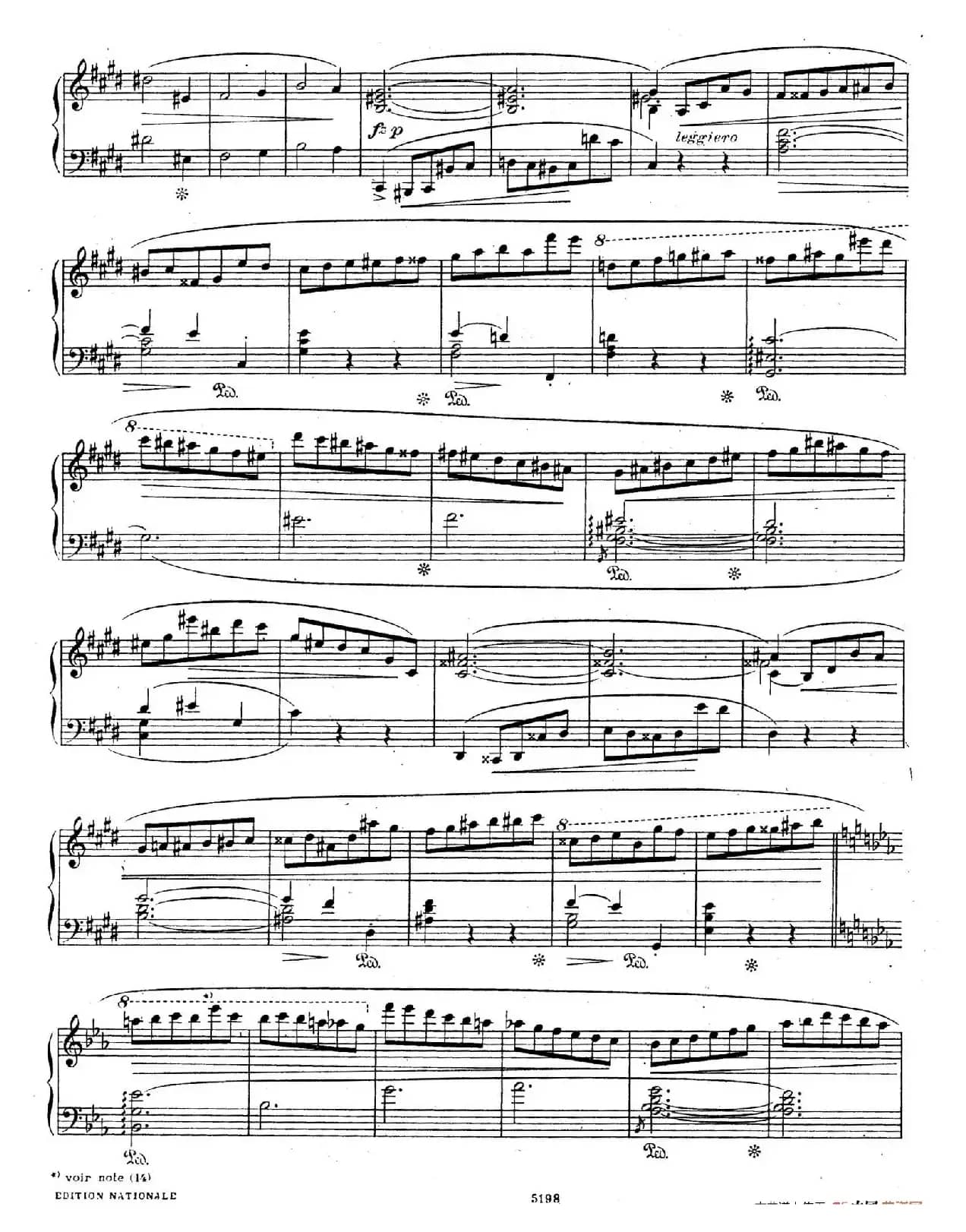 Scherzo No.4 in E Major Op.54(E大调第四谐谑曲·柯尔托教学版)