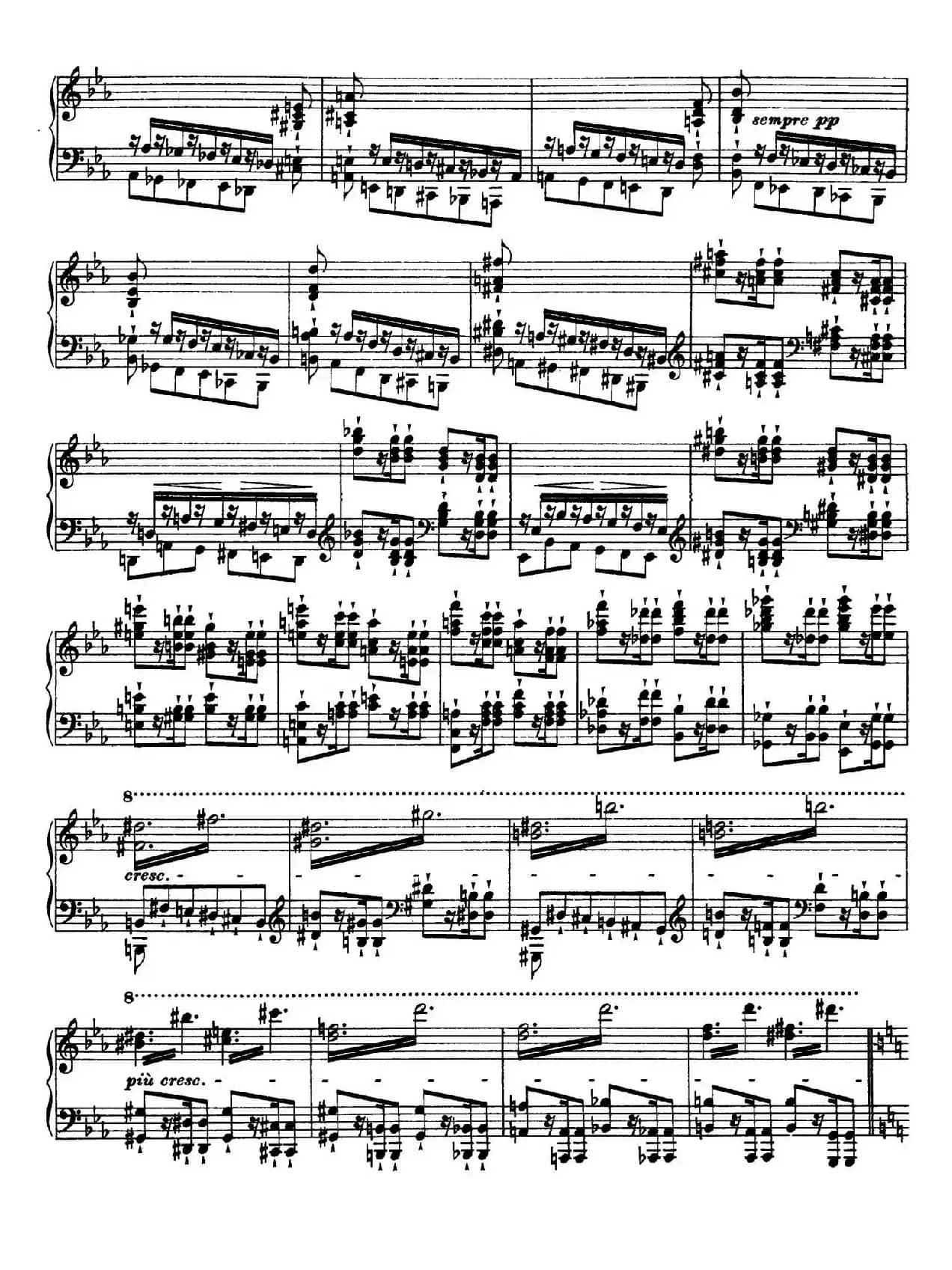12 Etudes d'execution Transcendante S.139(12首超技练习曲·8)