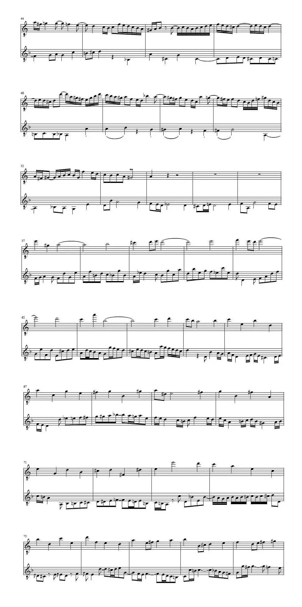 Canon（in Hypodiatessaron [卡农 吉他二重奏]）