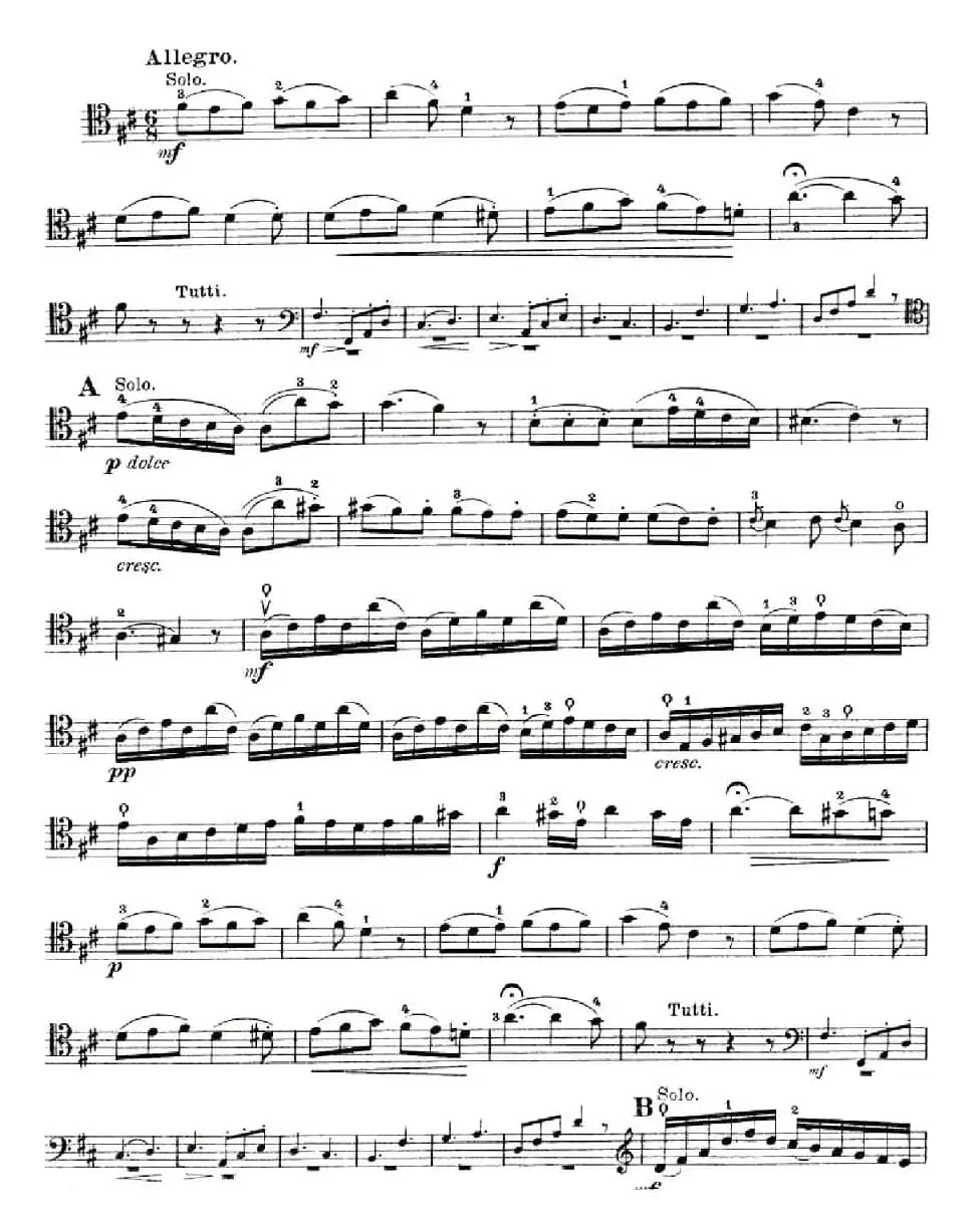 J. Haydn Concerto in D Major（海顿D大调大提琴协奏曲 [大提琴谱]）