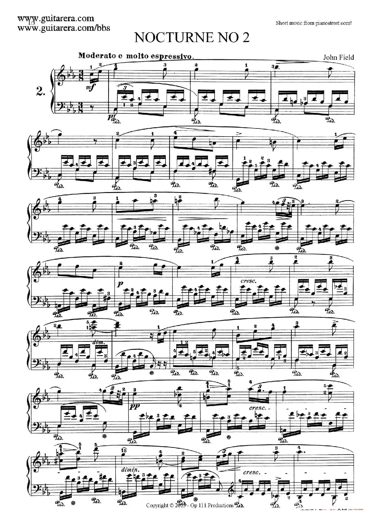 Nocturne No.2 in c Minor（c小调第二号夜曲）