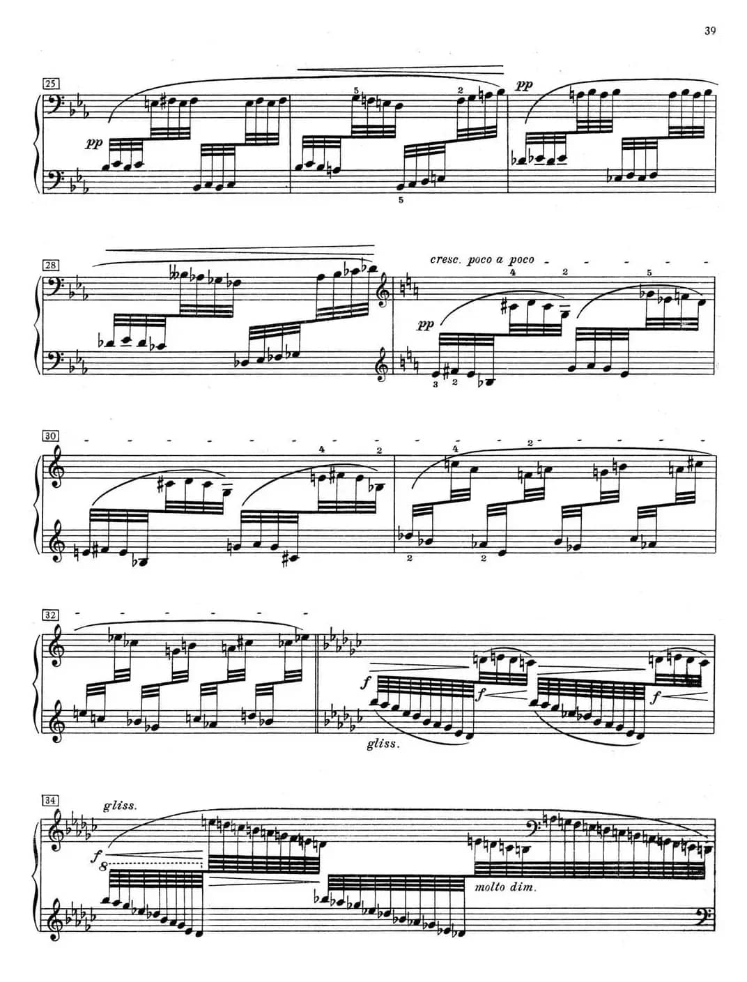 德彪西12首钢琴练习曲（6 八指练习v1.0 huit doigts）