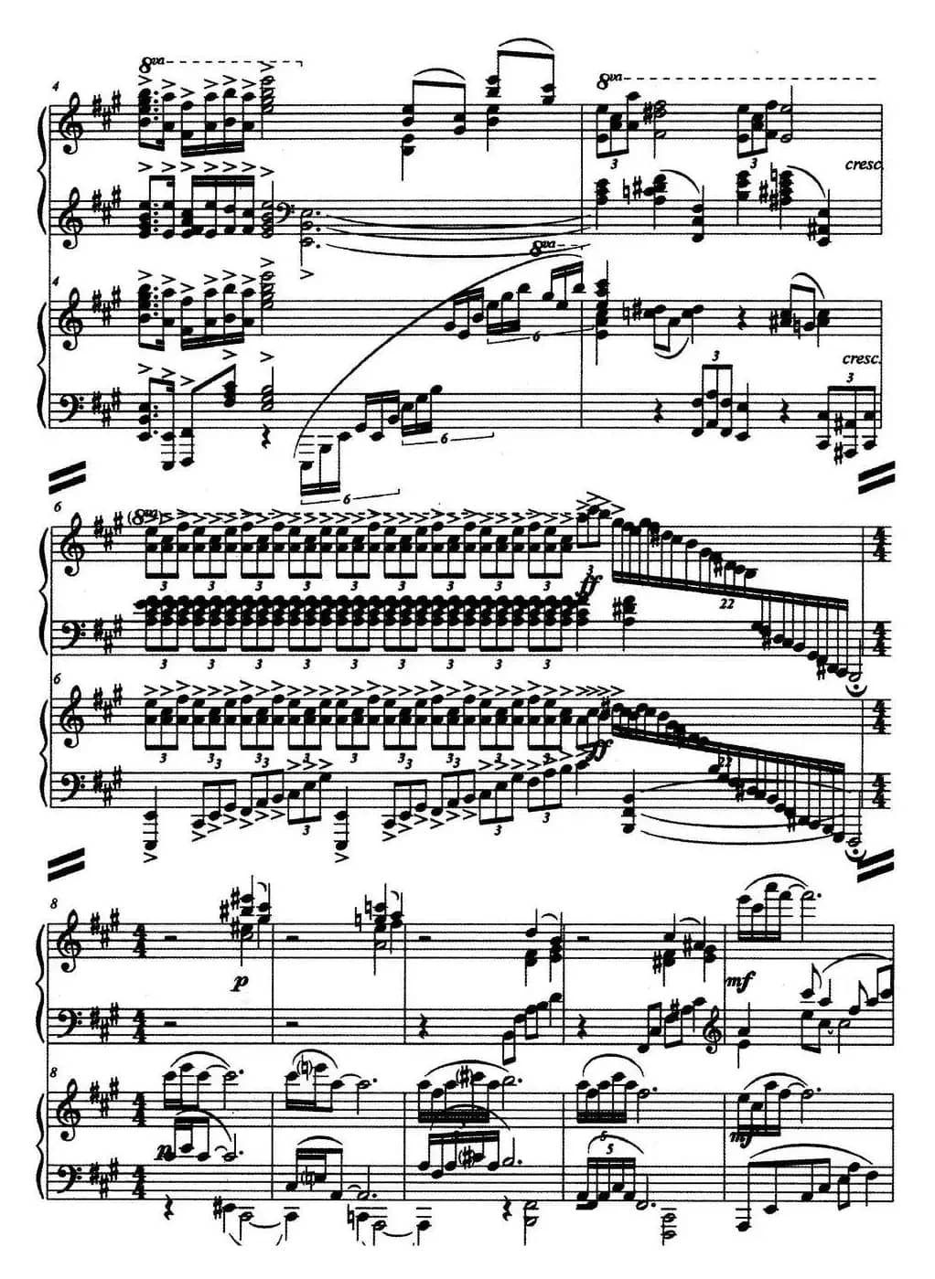 山歌与小调（双钢琴）