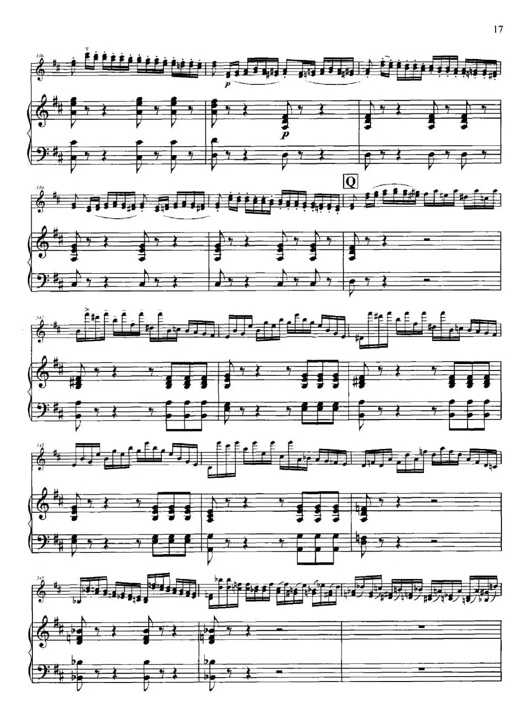 D大调第一小提琴协奏曲Op.6（小提琴+钢琴伴奏）