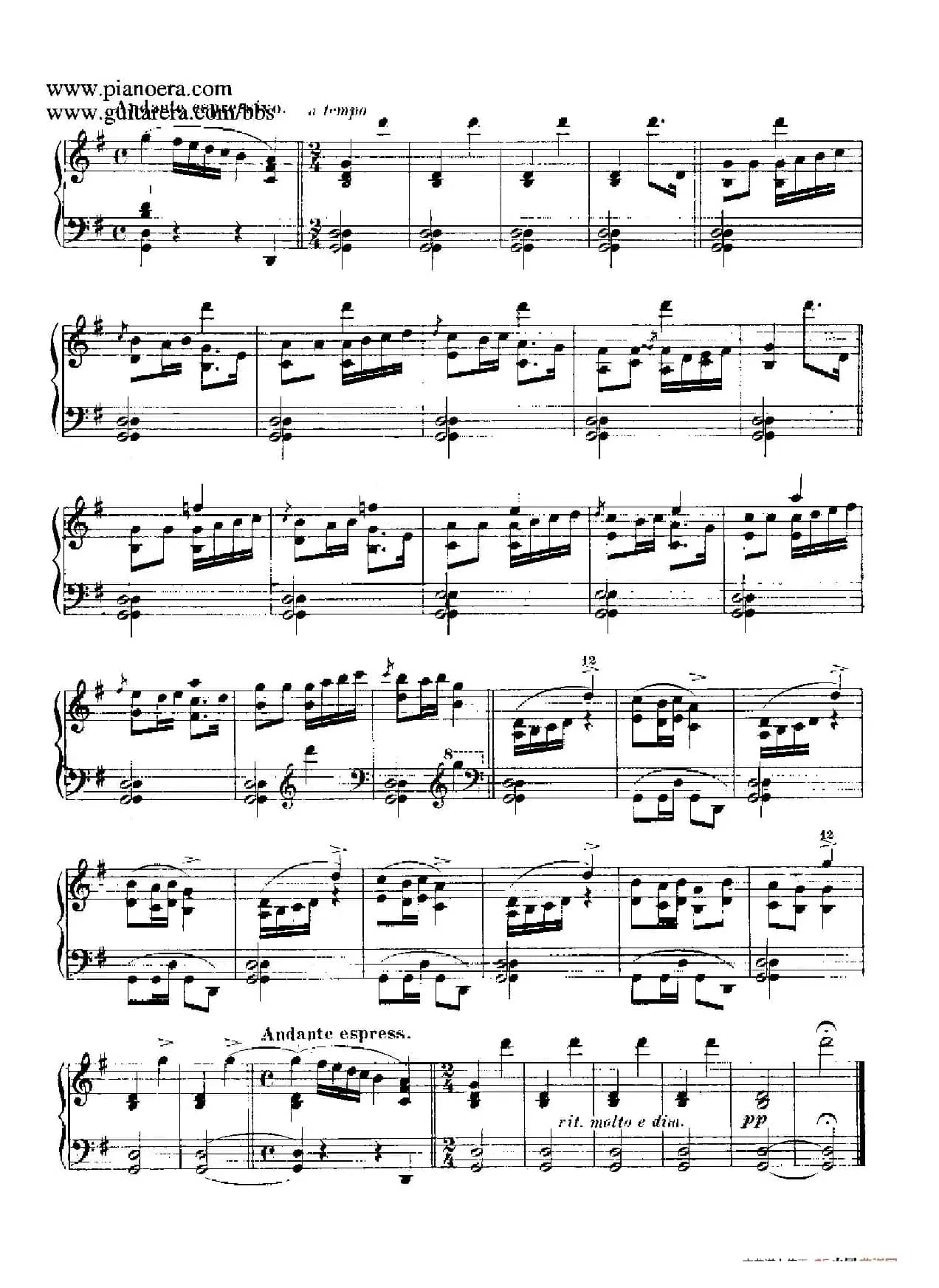 12 Spanish Danses Op.37（12首西班牙舞曲·4）
