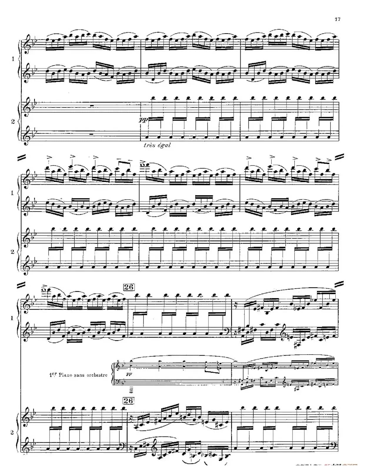 Concerto for 2 Pianos in d Minor（d小调双钢琴协奏曲· 第一乐章）