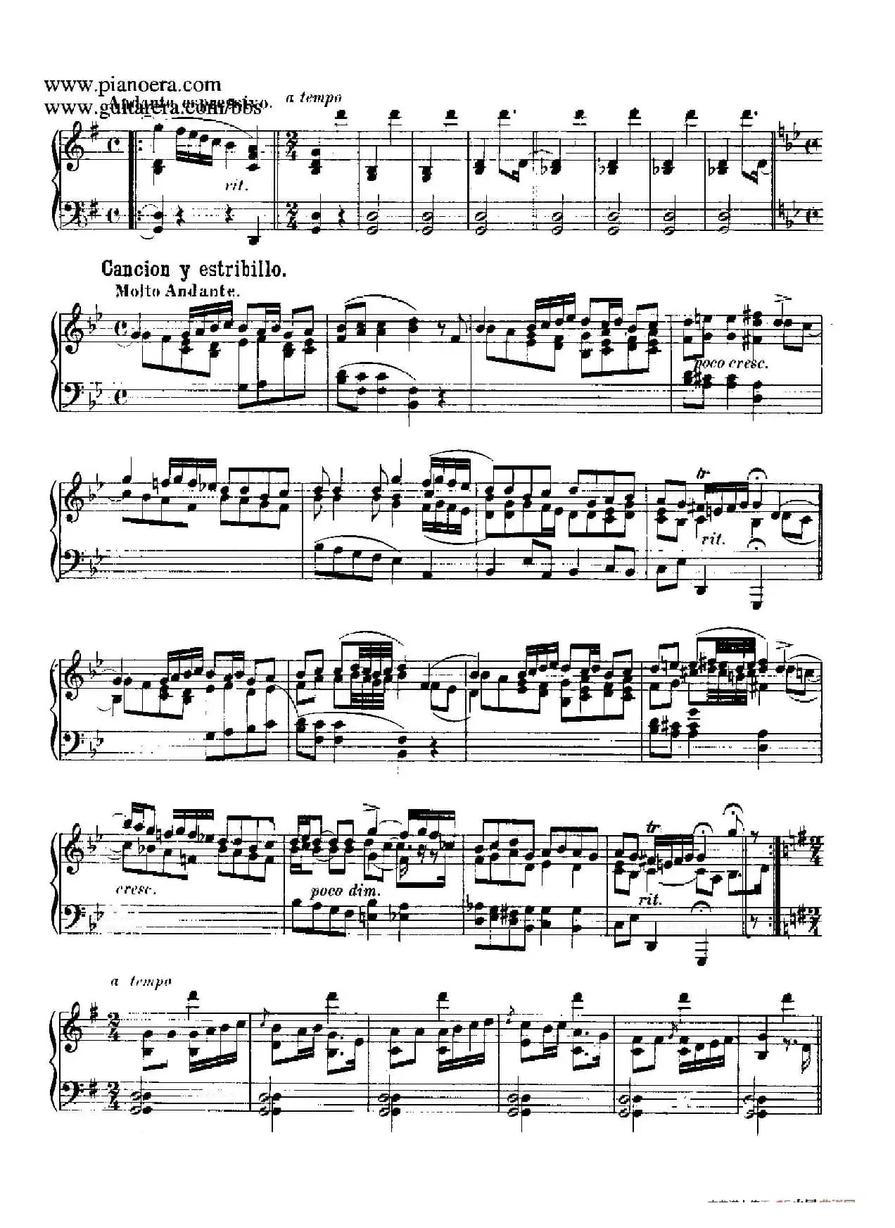 12 Spanish Danses Op.37（12首西班牙舞曲·4）