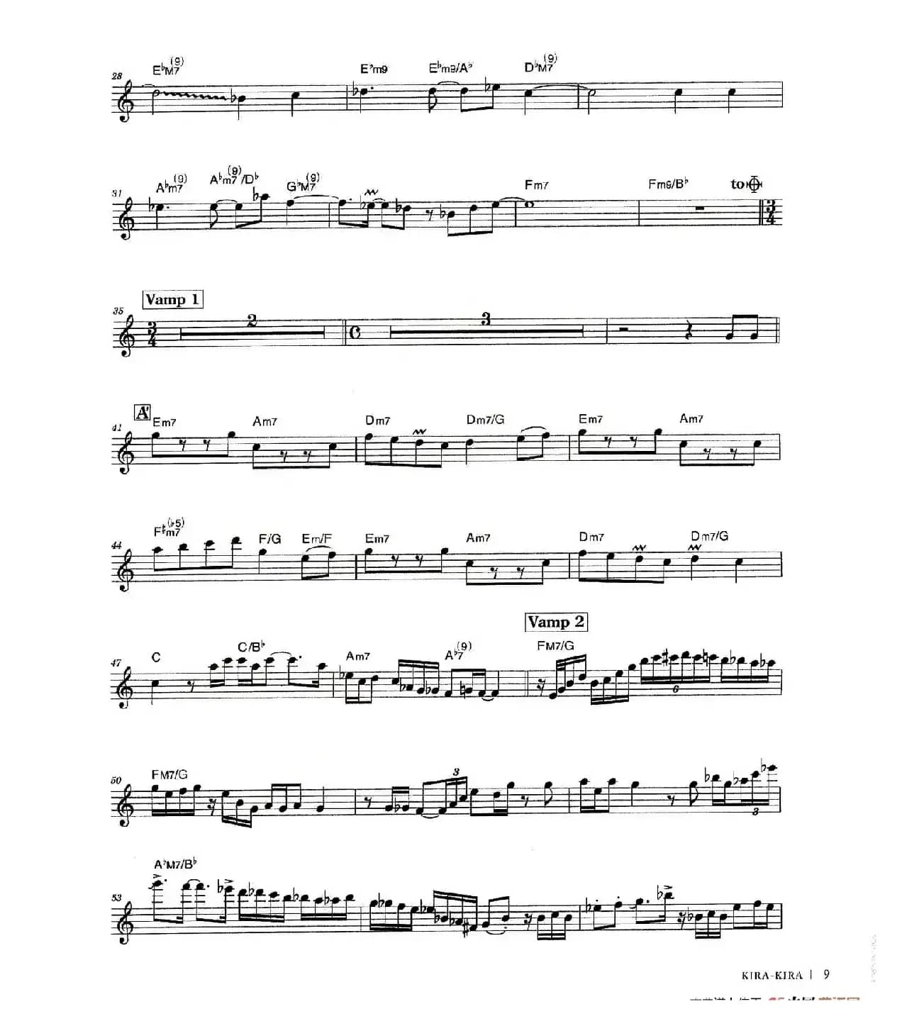 小林香织《Goledn Best》曲谱全集（KIRA-KIRA）