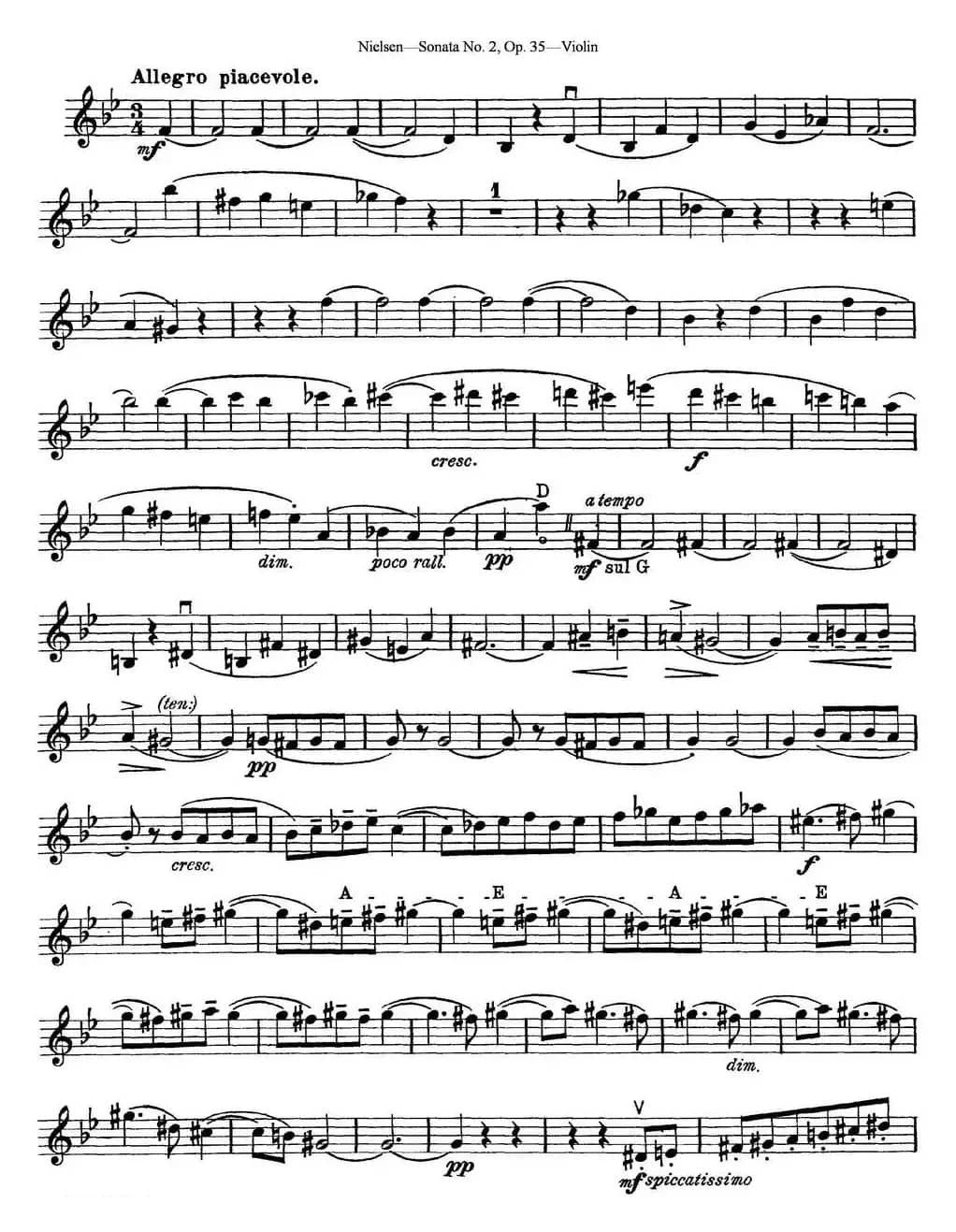 Violin Sonata No.2  Op.35