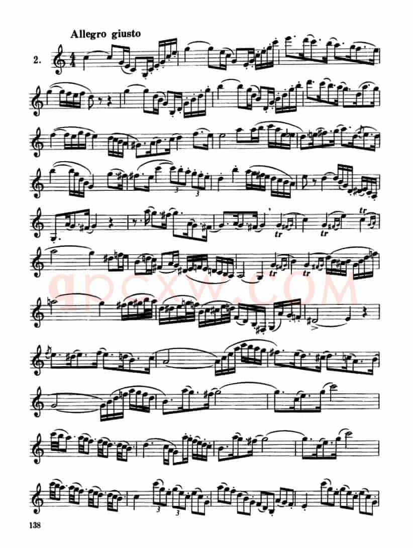 单簧管高级练习曲3首