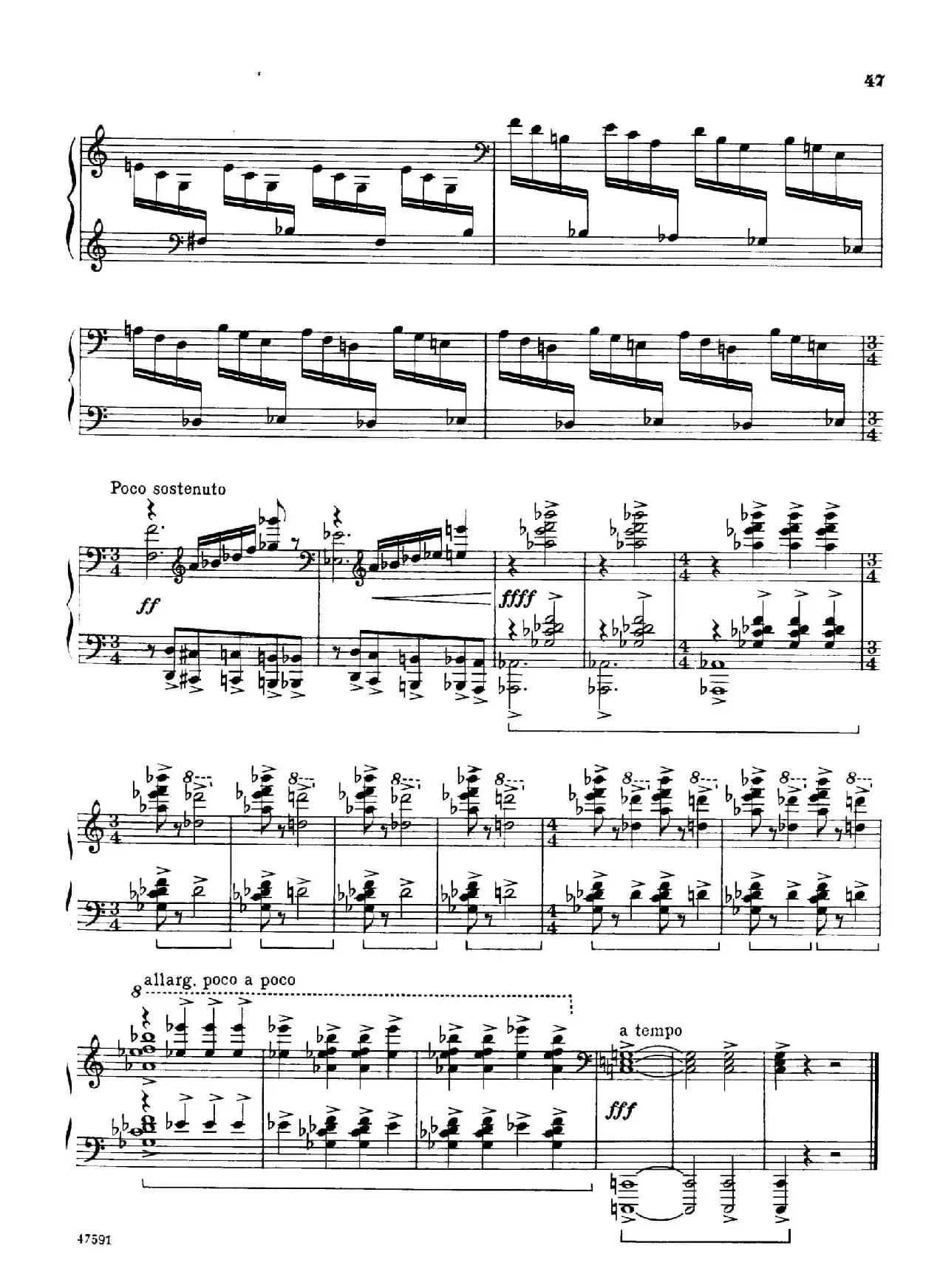 Piano Sonata in E-flat Major Op.95（降E大调钢琴奏鸣曲·Ⅲ）