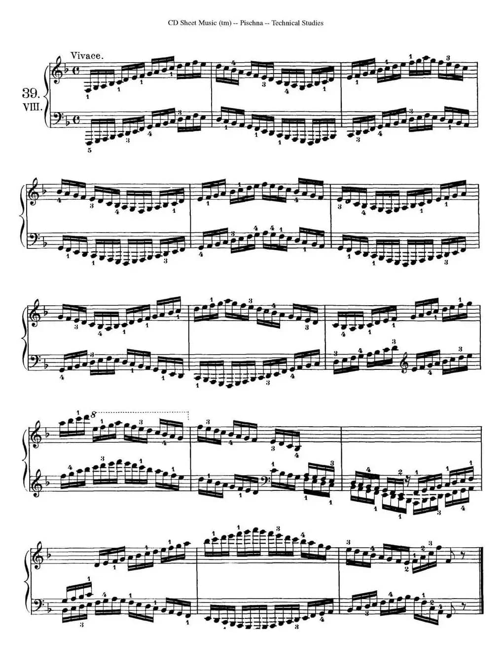 Technical Studies 60 Progressive Exercises (60首钢琴循序渐进练习曲 P61——70)