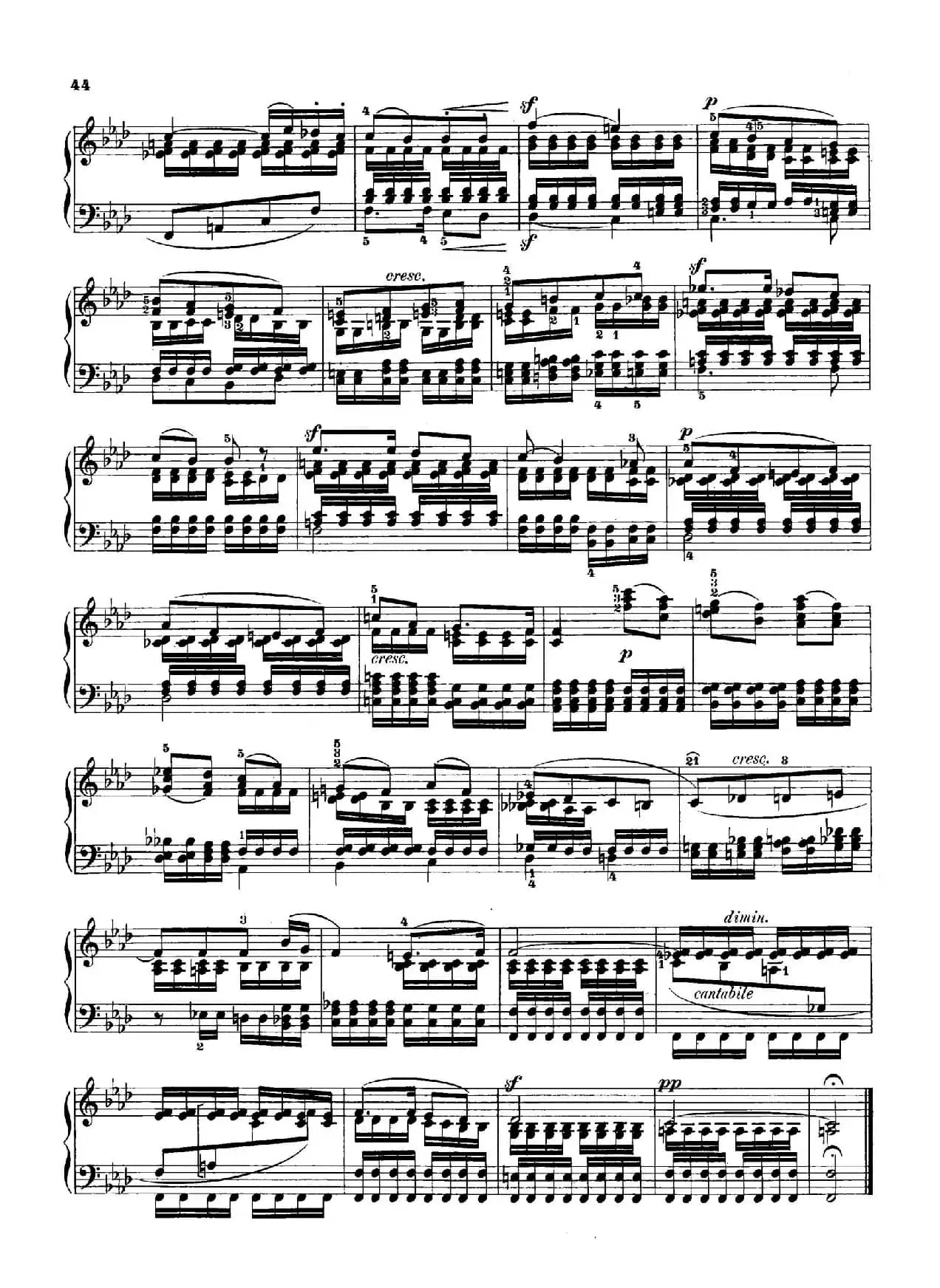 6 Preludes and Fugues Op.35（6首前奏曲与赋格·5）