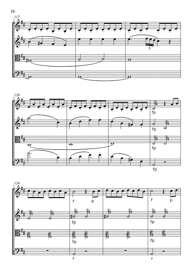 费加罗的婚礼（弦乐四重奏）