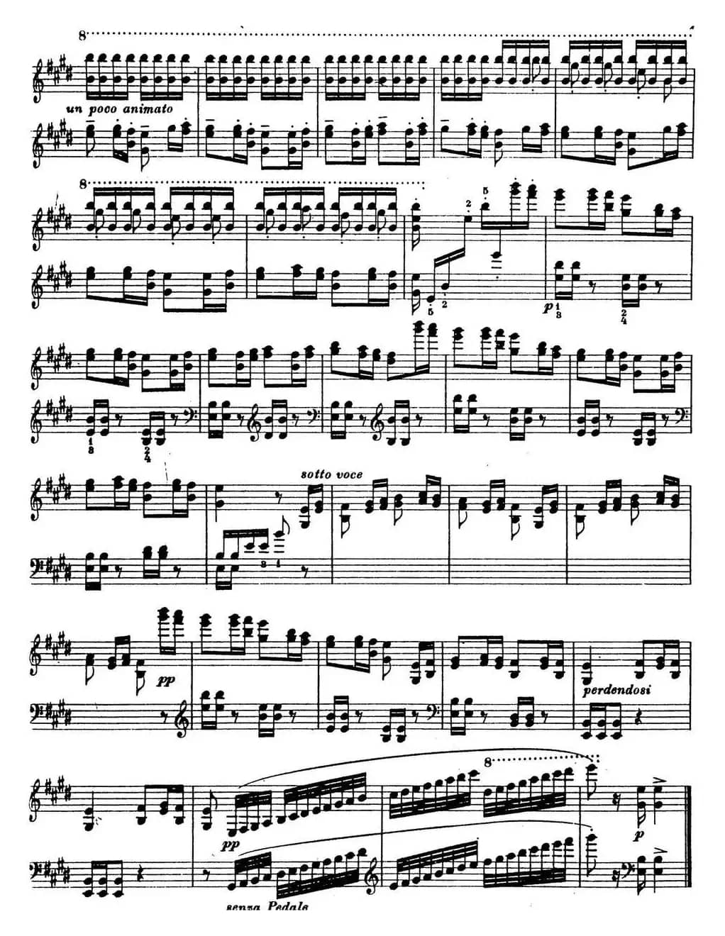 6首帕格尼尼大练习曲（La Chasse Etude Nr.5）