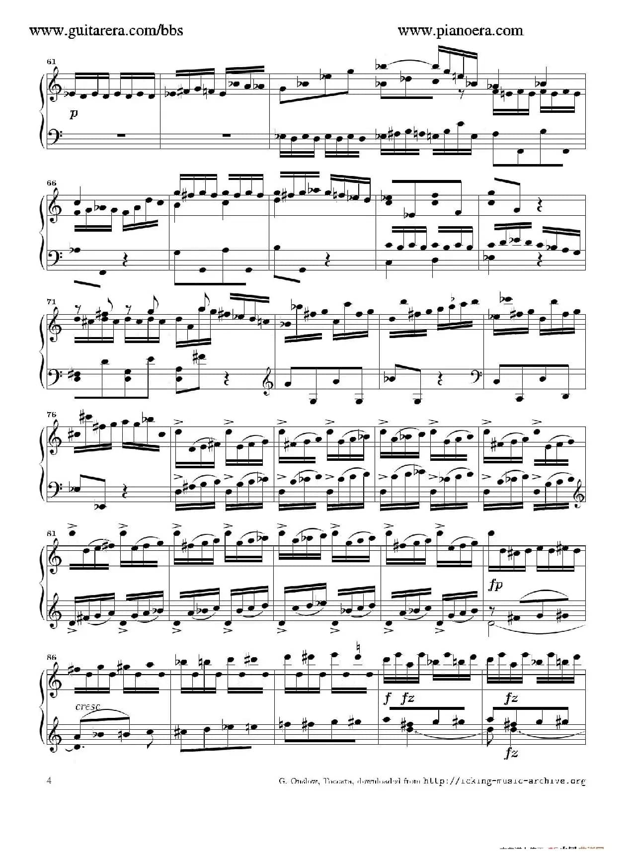 Toccata in C Major Op.6（C大调托卡塔）