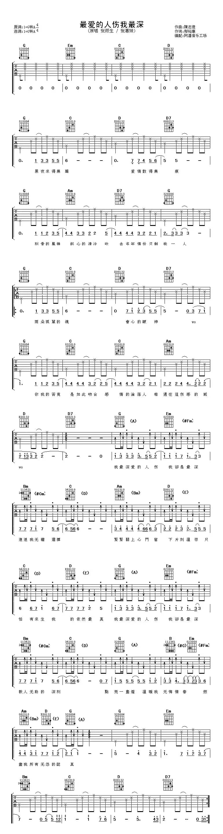 最爱的人伤我最深