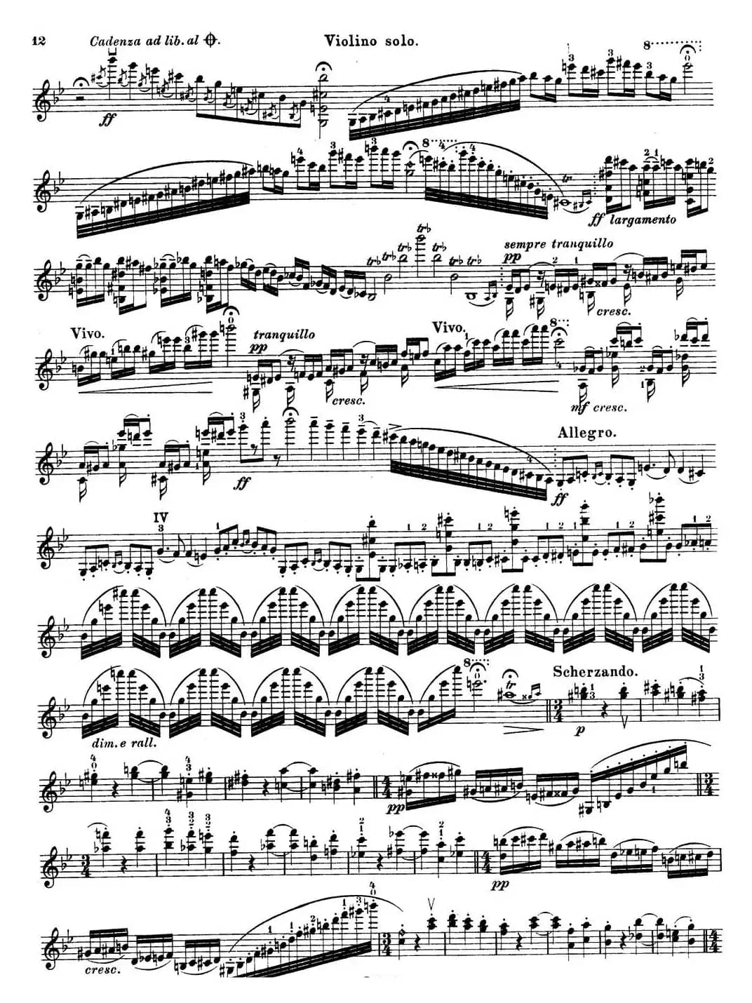 第3号小提琴协奏曲 Op.99（violin concerto no.3）