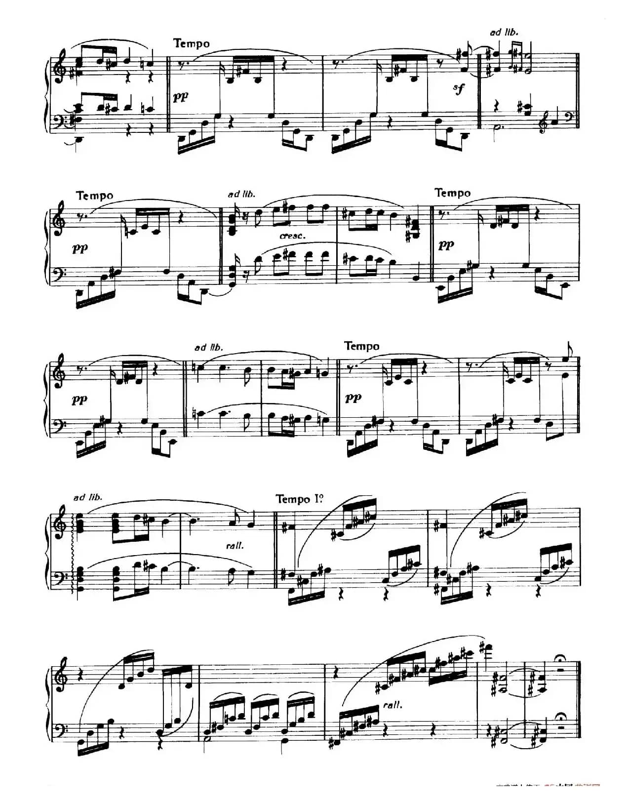 Six Pieces on Spanish Folksongs H.125（6首西班牙民谣小品·1. 前奏曲 Preludio）