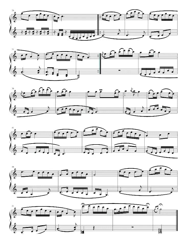 茉莉花（4个版本）