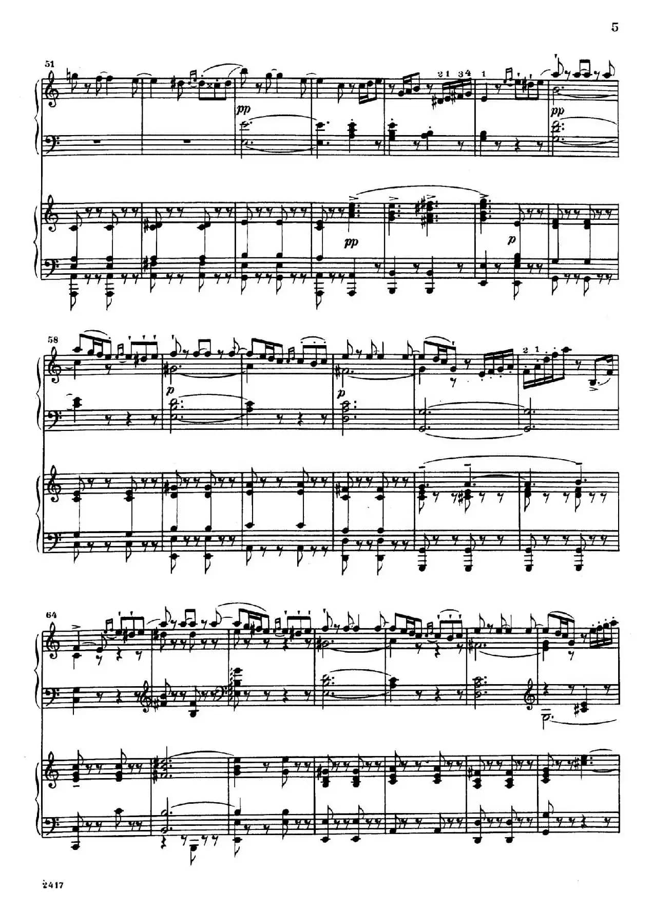 Introduction et Rondo Capriccioso Op.28（引子与随想回旋曲·双钢琴）