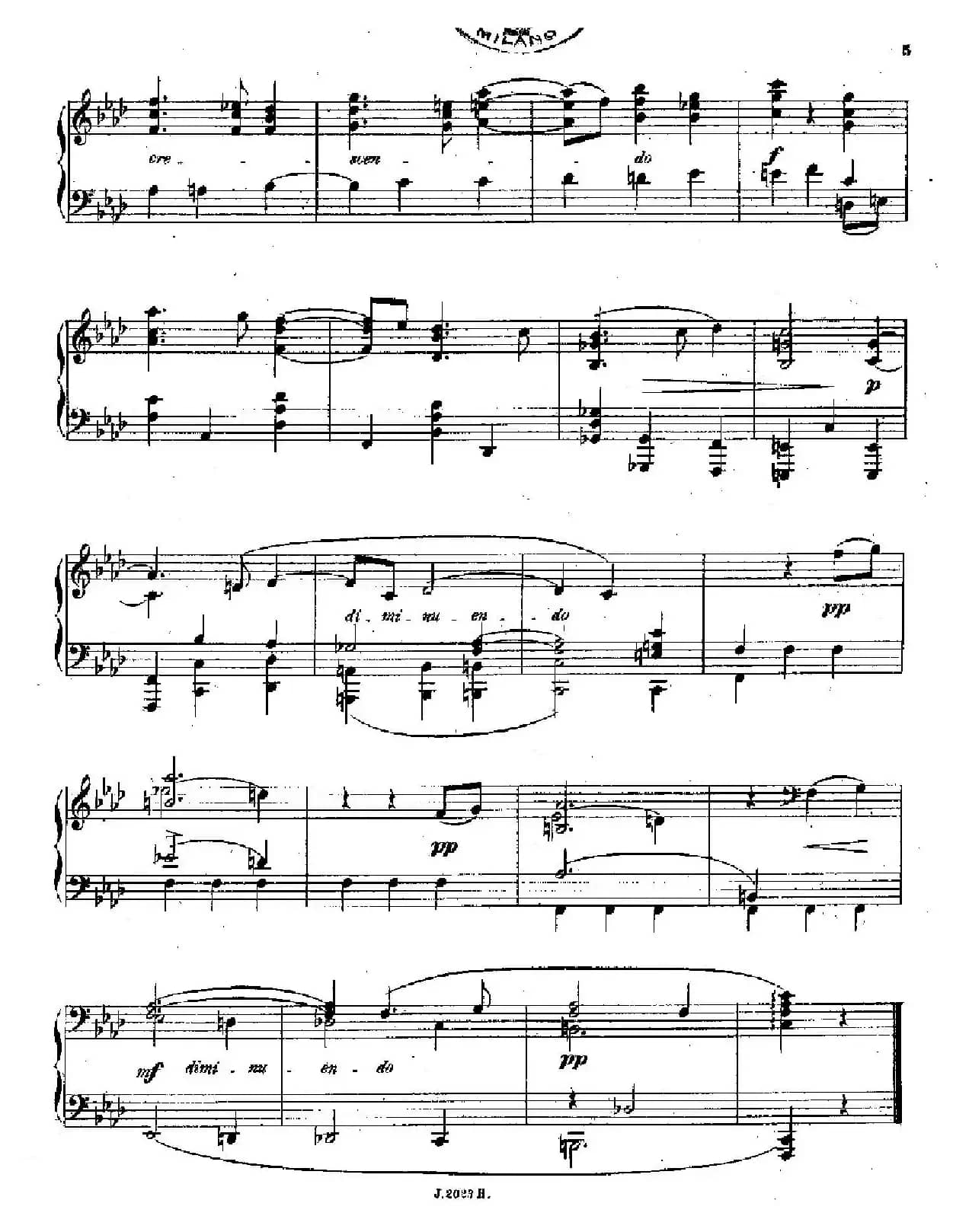 Vier Elegien Op.37（4首悲歌·1）