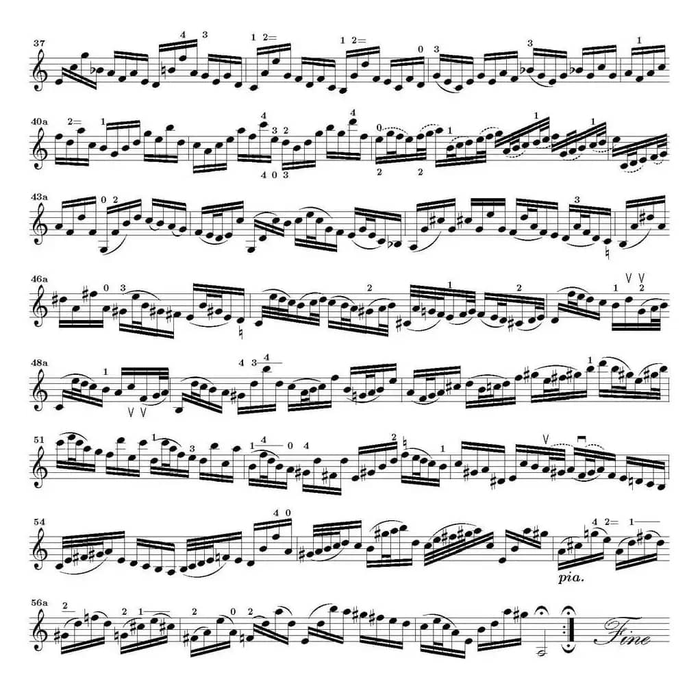 Bach Sonata BWV1003（无伴奏小提琴组曲）