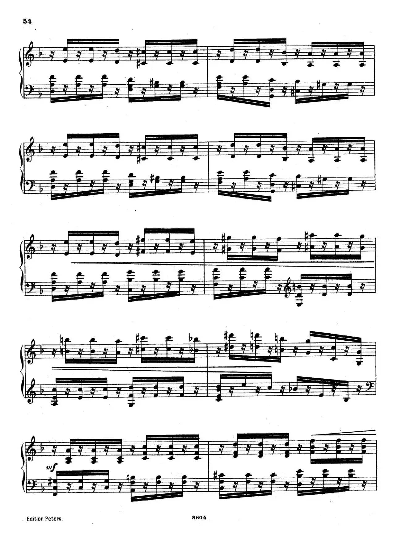 Six Etudes Op.23（6首练习曲·Ⅴ）