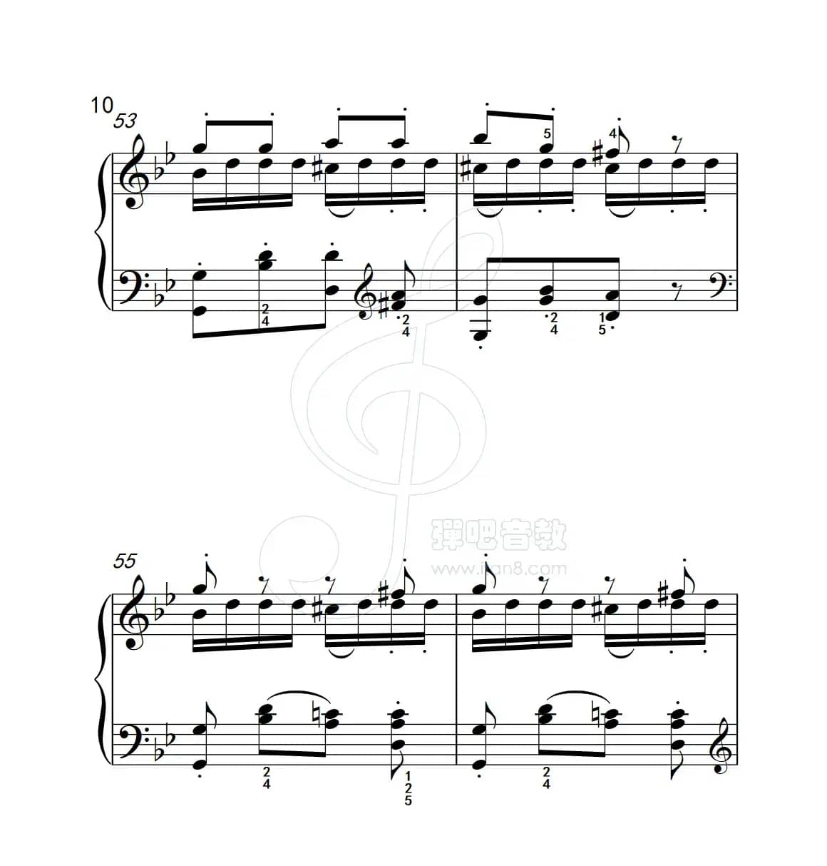 练习曲 52（克拉莫钢琴练习曲60首）